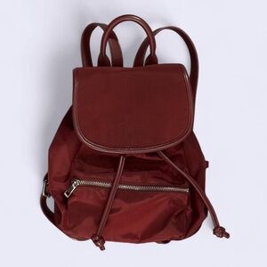 Mini Burgundy Backpack